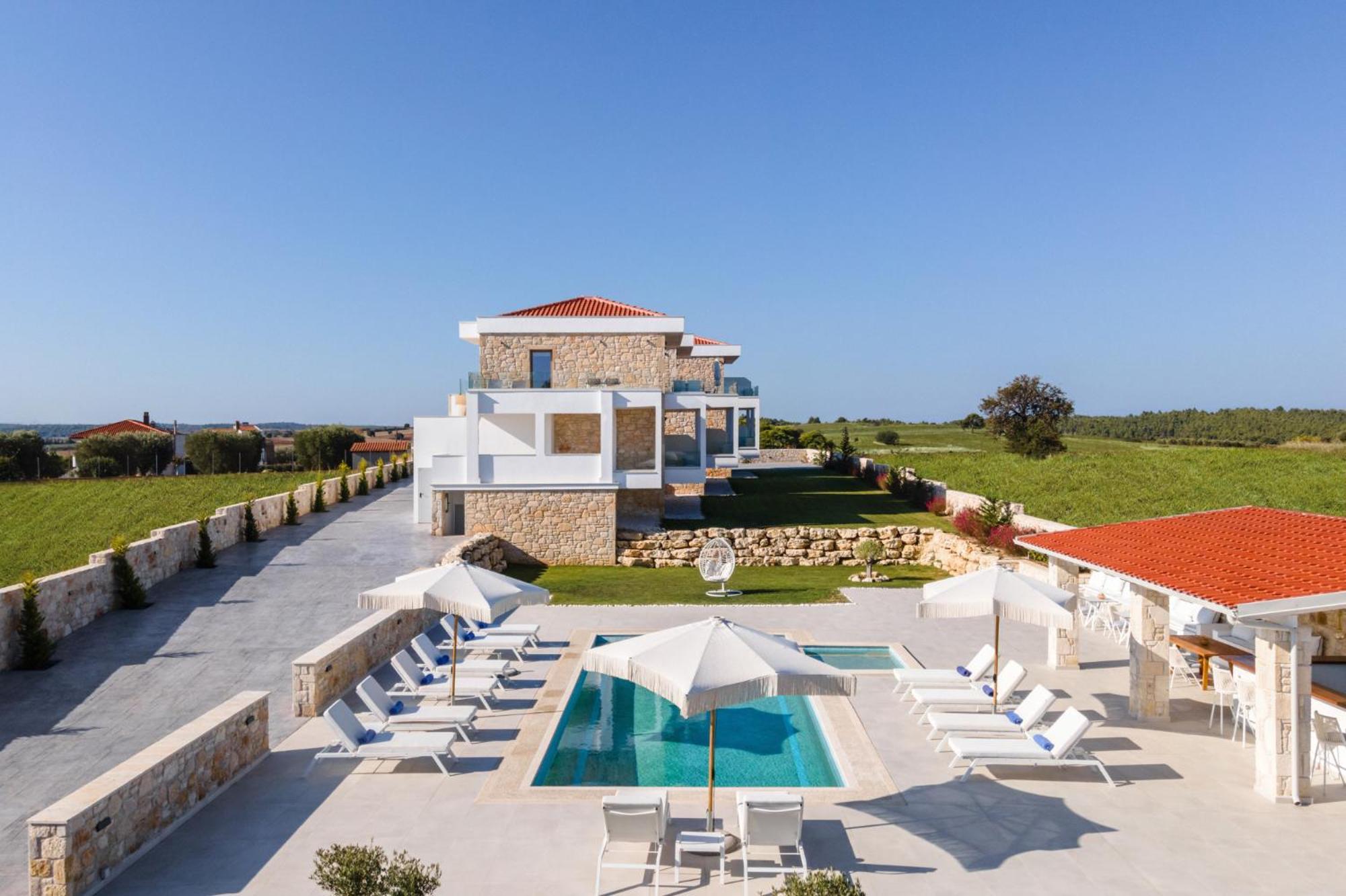 Anna Mare Luxury Apartments Afytos Exteriér fotografie
